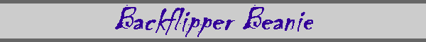Backflipper Beanie